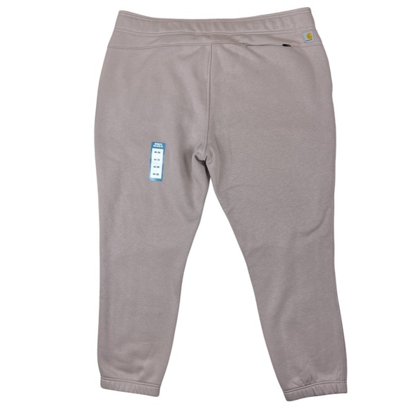 Carhartt Women’s Relaxed Fit Fleece Jogger Sweatpants Mink 105510-V61 Size XXL - Picture 6 of 10